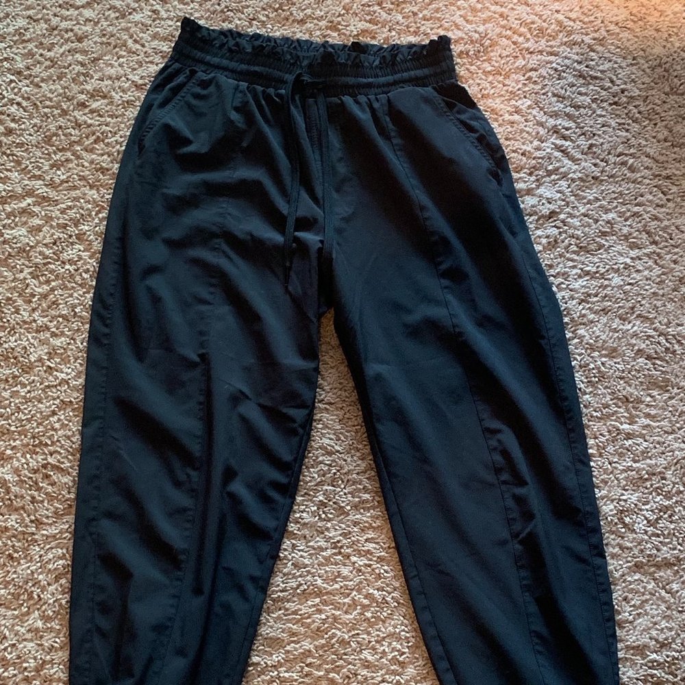 black joggers